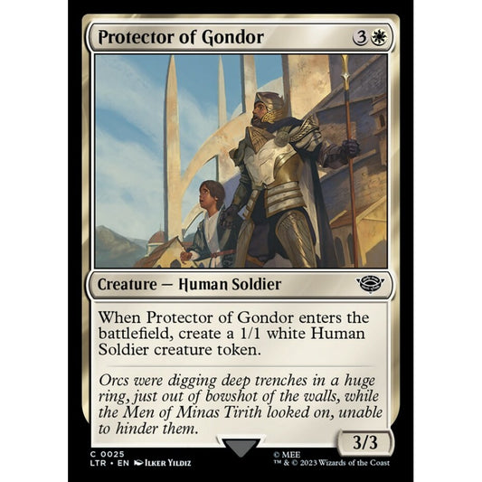 Protector of Gondor, common, 25, Magic the Gathering, The Lord of the Rings: Tales of Middle-earth