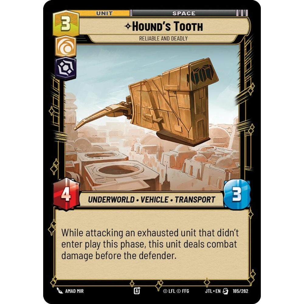 Hound's Tooth, S, JTL 185), Star Wars Unlimited