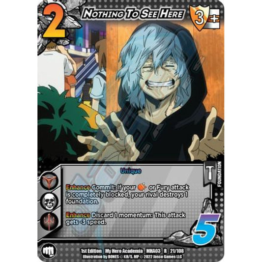 Nothing to See Here, 21/108, R, UniVersus, MHA03 Heroes Clash