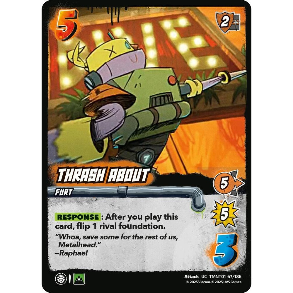 Thrash About 67/186 TMNT01 Universus Teenage Mutant Ninja Turtles Attack UC
