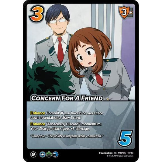 Concern For A Friend, 10/18, MHA06, Universus, MHA06 Jet Burn, nan