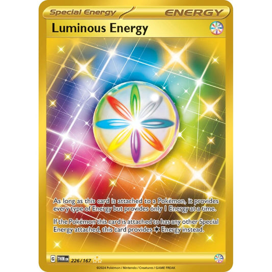 Luminous Energy Hyper Rare 226/167 Pokemon Card Game Twilight Masquerade