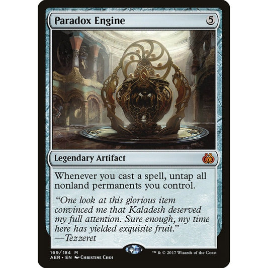 Paradox Engine mythic 169 Magic the Gathering Aether Revolt