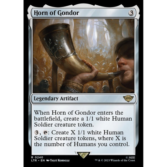 Horn of Gondor, rare, 240, Magic the Gathering, The Lord of the Rings: Tales of Middle-earth