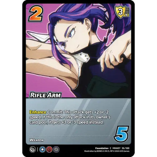 Rifle Arm, 36/180, C, UniVersus, MHA07 Girl Power