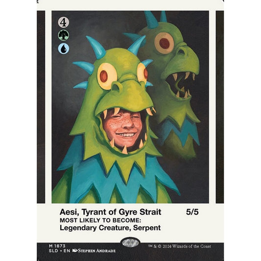 Aesi, Tyrant of Gyre Strait // Aesi, Tyrant of Gyre Strait mythic 1873 Magic the Gathering Secret Lair Drop