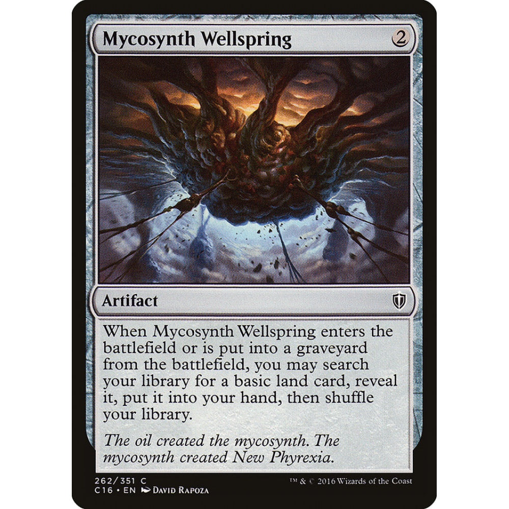 Mycosynth Wellspring common 262 Magic the Gathering Commander 2016