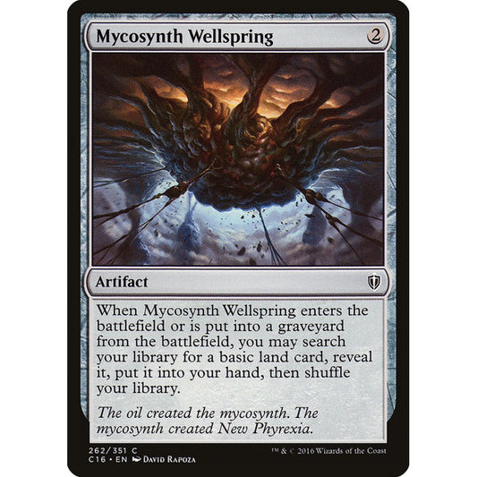 Mycosynth Wellspring common 262 Magic the Gathering Commander 2016