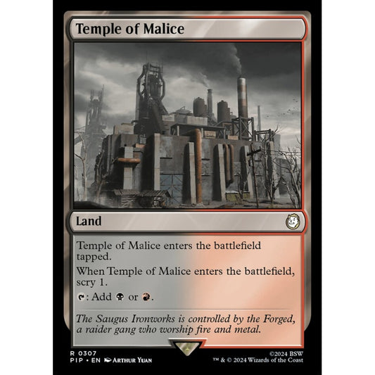 Temple of Malice rare 307 Magic the Gathering Fallout