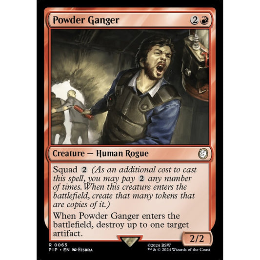 Powder Ganger rare 65 Magic the Gathering Fallout
