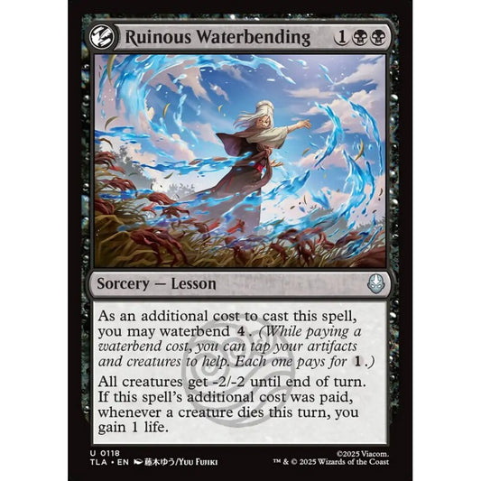 Ruinous Waterbending uncommon 118 Magic the Gathering Avatar: The Last Airbender