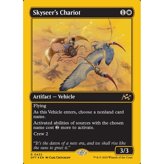 Skyseer's Chariot, 432, rare, Magic: The Gathering, Aetherdrift