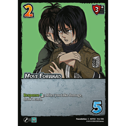 Move Forward, 144/186, AOT02, Universus, Attack on Titan: Origins of Power, Foundation, C