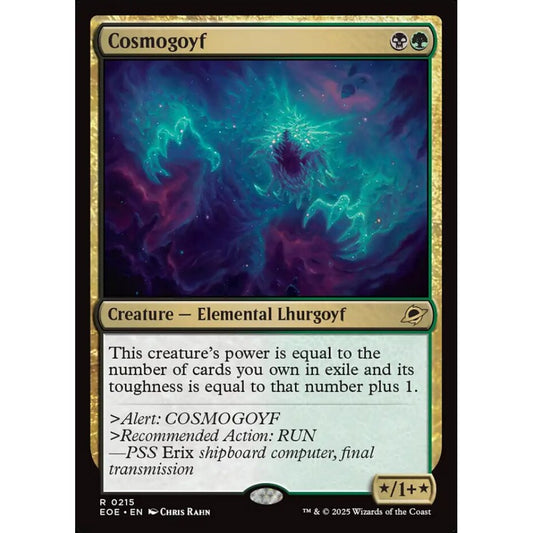 Cosmogoyf rare 215 Magic the Gathering Edge of Eternities