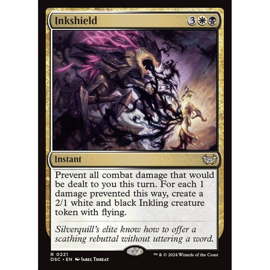 Inkshield, 221, rare, Magic: The Gathering, Duskmourn: House of Horror