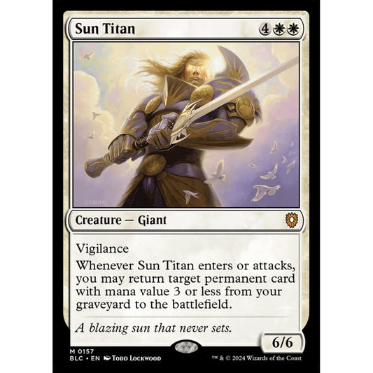 Sun Titan, 157, mythic, Magic: The Gathering, Bloomburrow