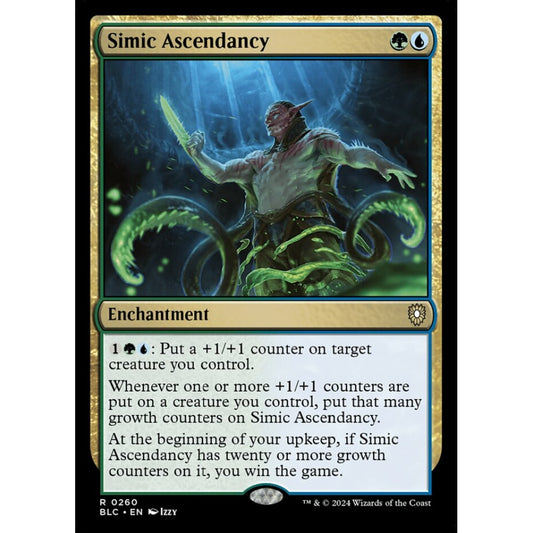 Simic Ascendancy, 260, rare, Magic: The Gathering, Bloomburrow