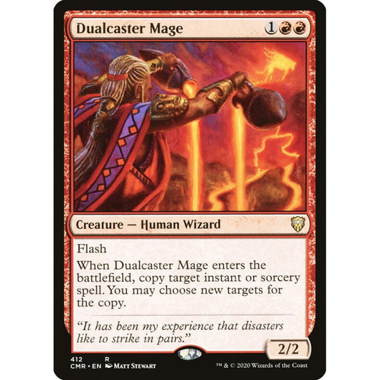 Dualcaster Mage rare 412 Magic the Gathering Commander Legends