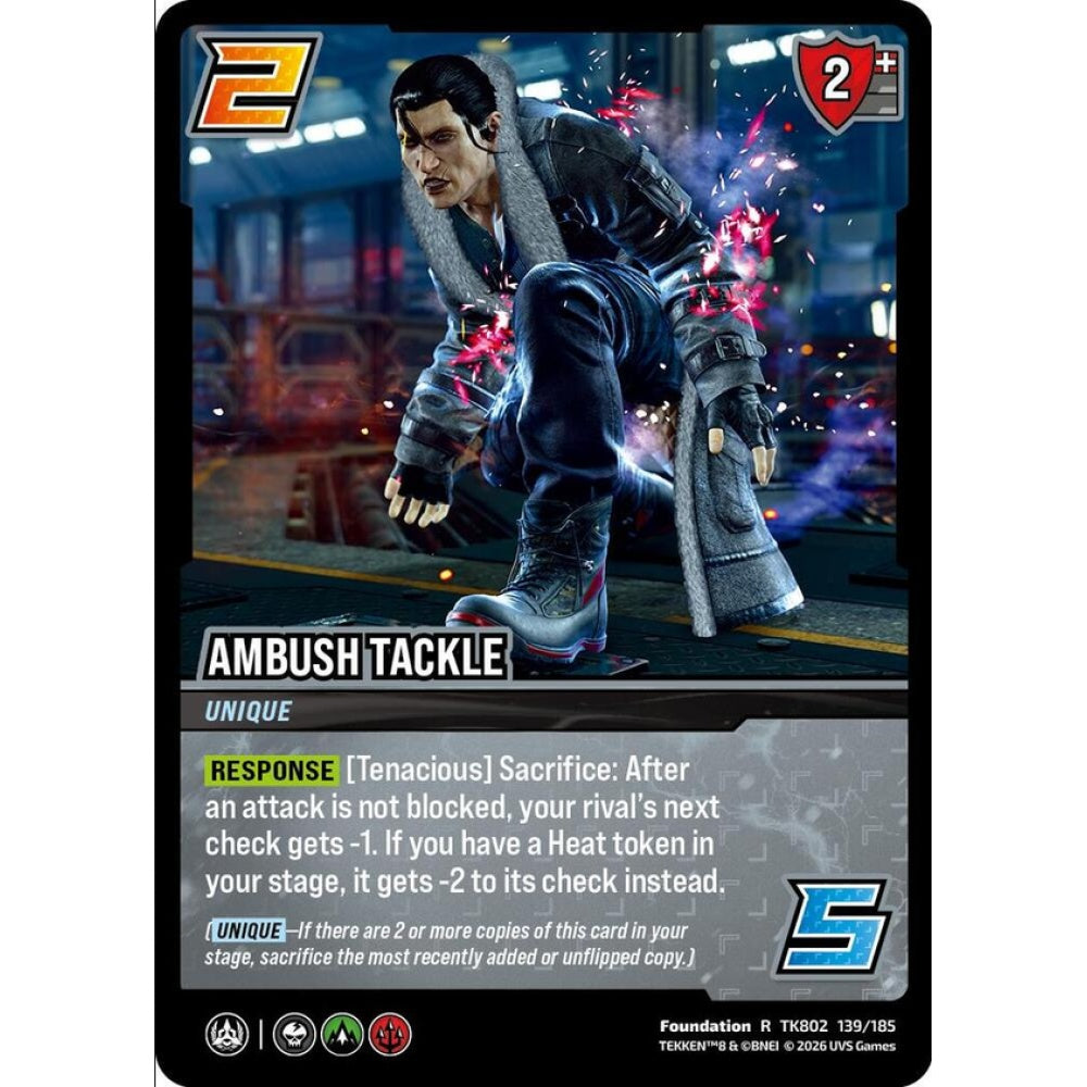 Ambush Tackle 139/185 TK802 Universus Tekken 8 Foundation R