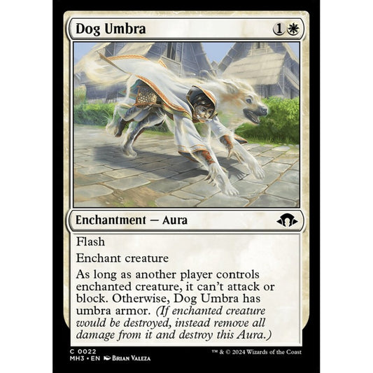 Dog Umbra, 22, common, Magic: The Gathering, Modern Horizons 3