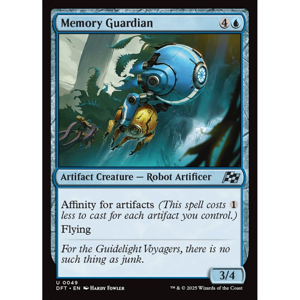 Memory Guardian, 49, uncommon, Magic: The Gathering, Aetherdrift