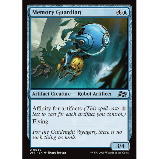 Memory Guardian, 49, uncommon, Magic: The Gathering, Aetherdrift