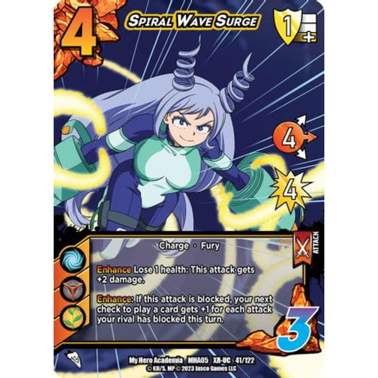 Spiral Wave Surge, 41/122, XR-UC, UniVersus, MHA05 Undaunted Raid