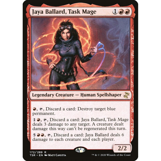 Jaya Ballard, Task Mage rare 172 Magic the Gathering Time Spiral Remastered