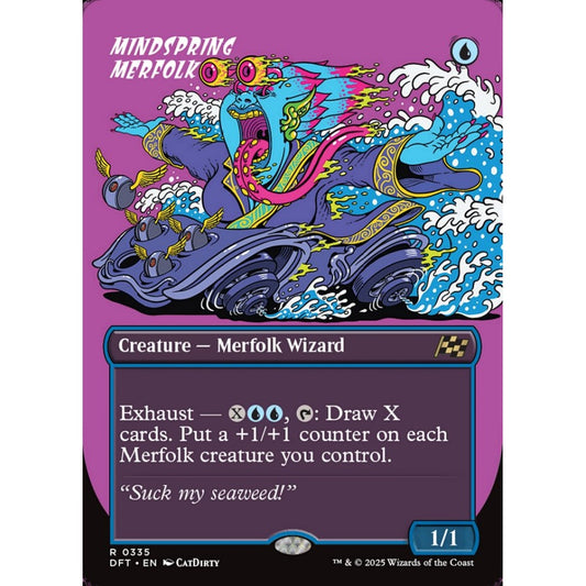 Mindspring Merfolk, 335, rare, Magic: The Gathering, Aetherdrift