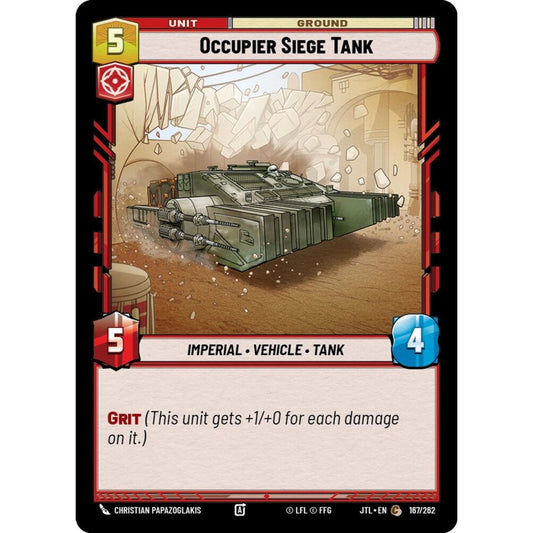 Occupier Siege Tank, C, JTL 167), Star Wars Unlimited