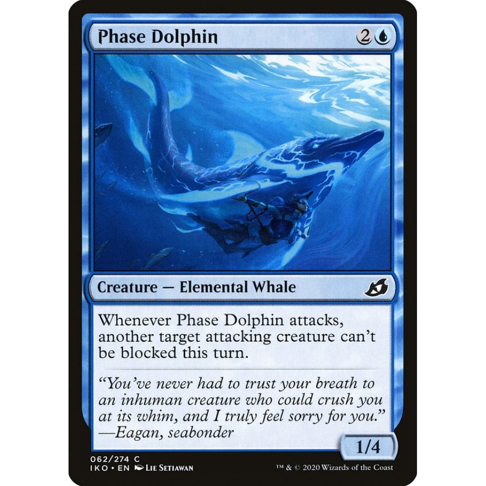 Phase Dolphin common 62 Magic the Gathering Ikoria: Lair of Behemoths
