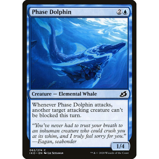 Phase Dolphin common 62 Magic the Gathering Ikoria: Lair of Behemoths