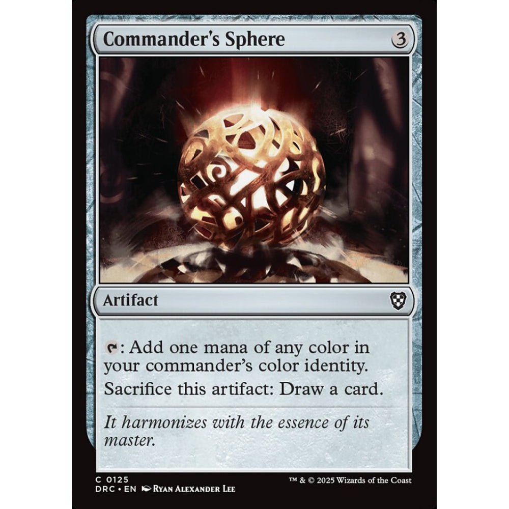 Commander's Sphere, 125, common, Magic: The Gathering, Aetherdrift Commander