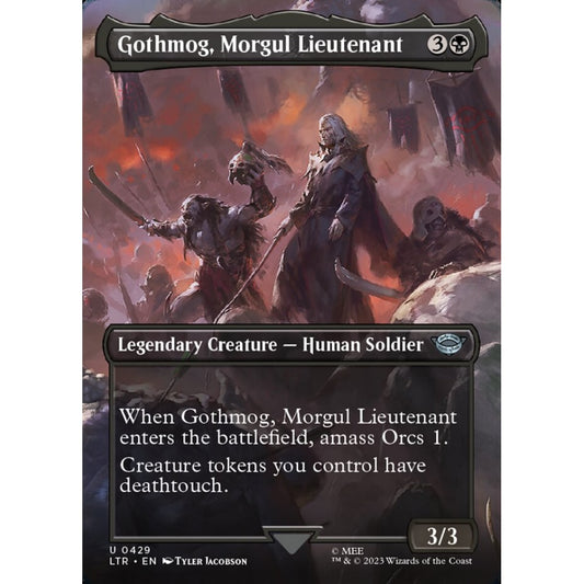 Gothmog, Morgul Lieutenant, uncommon, 429, Magic the Gathering, The Lord of the Rings: Tales of Middle-earth
