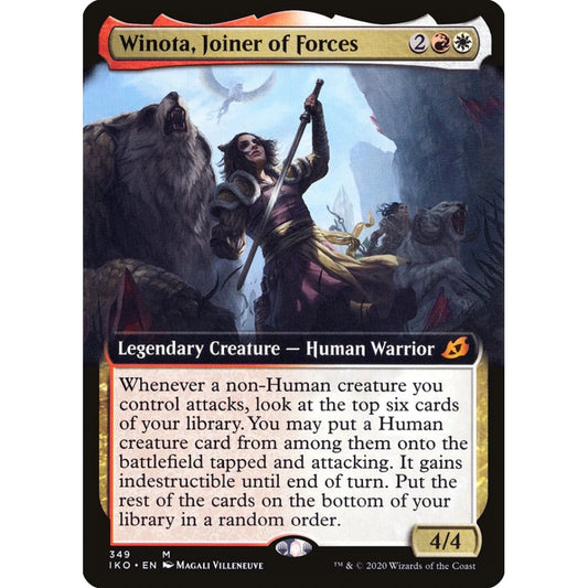 Winota, Joiner of Forces mythic 349 Magic the Gathering Ikoria: Lair of Behemoths