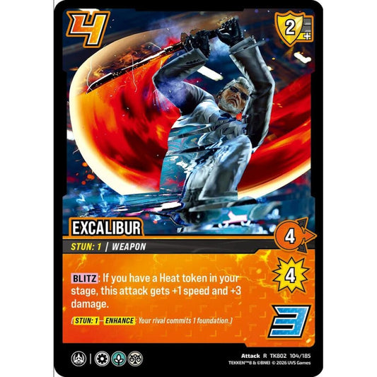 Excalibur 104/185 TK802 Universus Tekken 8 Attack R