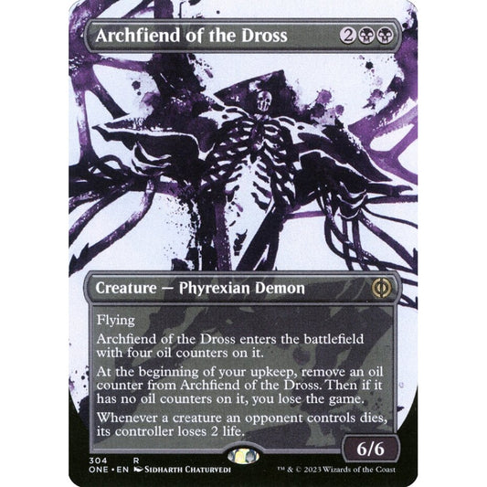 Archfiend of the Dross, rare, 304, Magic the Gathering, Phyrexia: All Will Be One