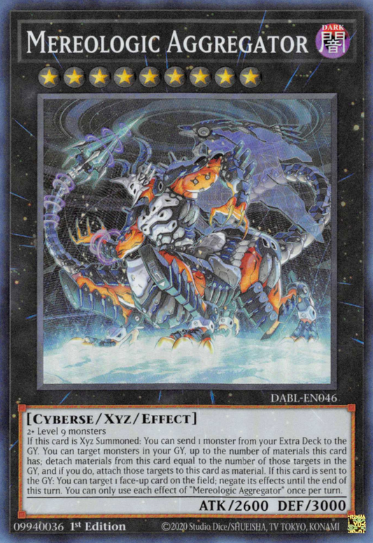 Mereologic Aggregator DABL-EN046 Super Super Rare Yu-Gi-Oh Darkwing Blast in Art