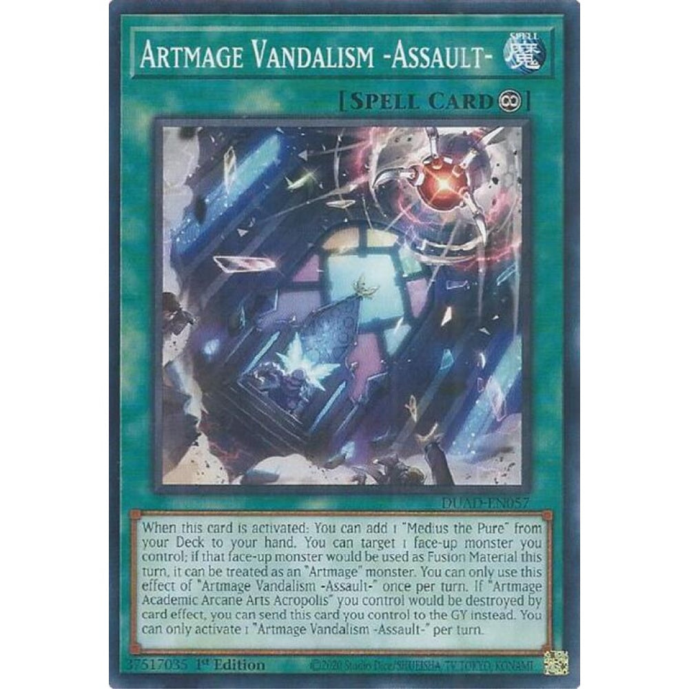 Artmage Vandalism -Assault- DUAD-EN057 Common Yu-Gi-Oh Duelist's Advance