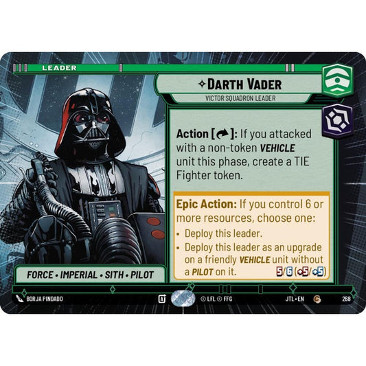 Darth Vader, C, JTL 268) Hyperspace, Star Wars Unlimited
