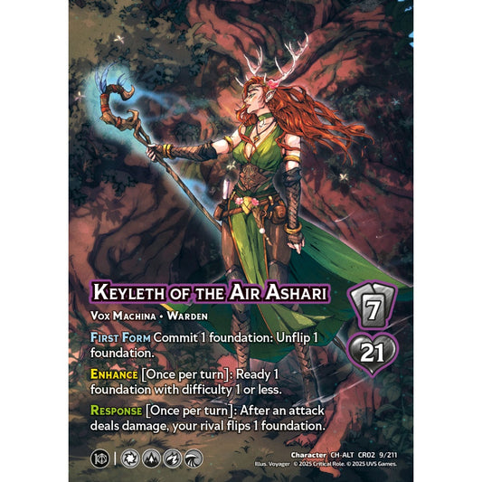 Keyleth of the Air Ashari, 9/211, CR02, Universus, Critical Role: Heroes Of Exandria, Character, CH-ALT
