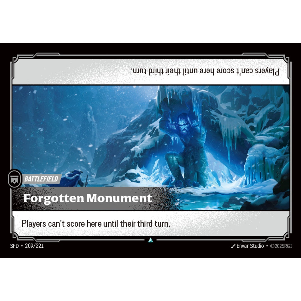 Forgotten Monument SFD-209/221 Riftbound Card Game Spiritforged Uncommon