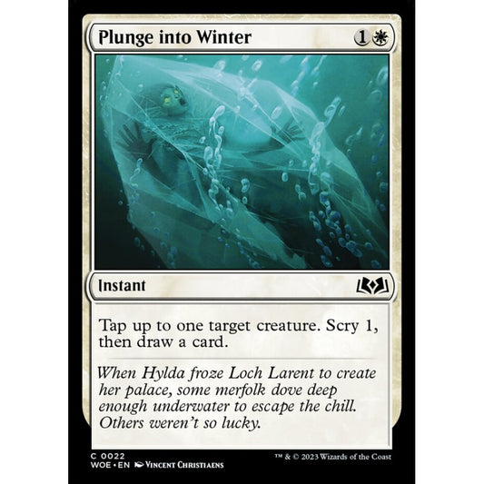 Plunge into Winter, common, 22, Magic the Gathering, Wilds of Eldraine