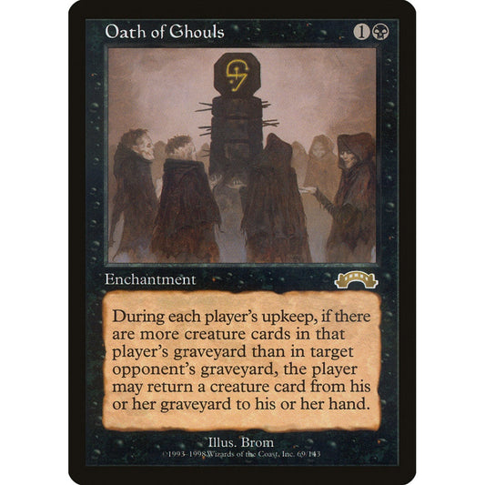 Oath of Ghouls rare 69 Magic the Gathering Exodus