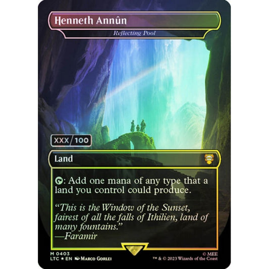 Reflecting Pool, mythic, 403z, Magic the Gathering, Tales of Middle-earth Commander