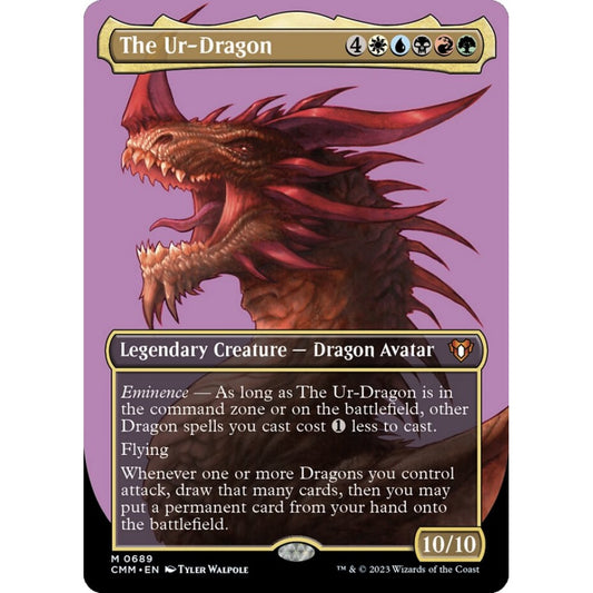 The Ur-Dragon mythic 689 Magic the Gathering Commander Masters