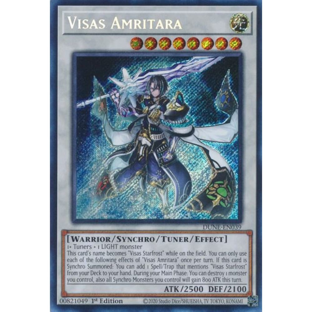 Visas Amritara DUNE-EN039 Secret Yu-Gi-Oh Duelist Nexus