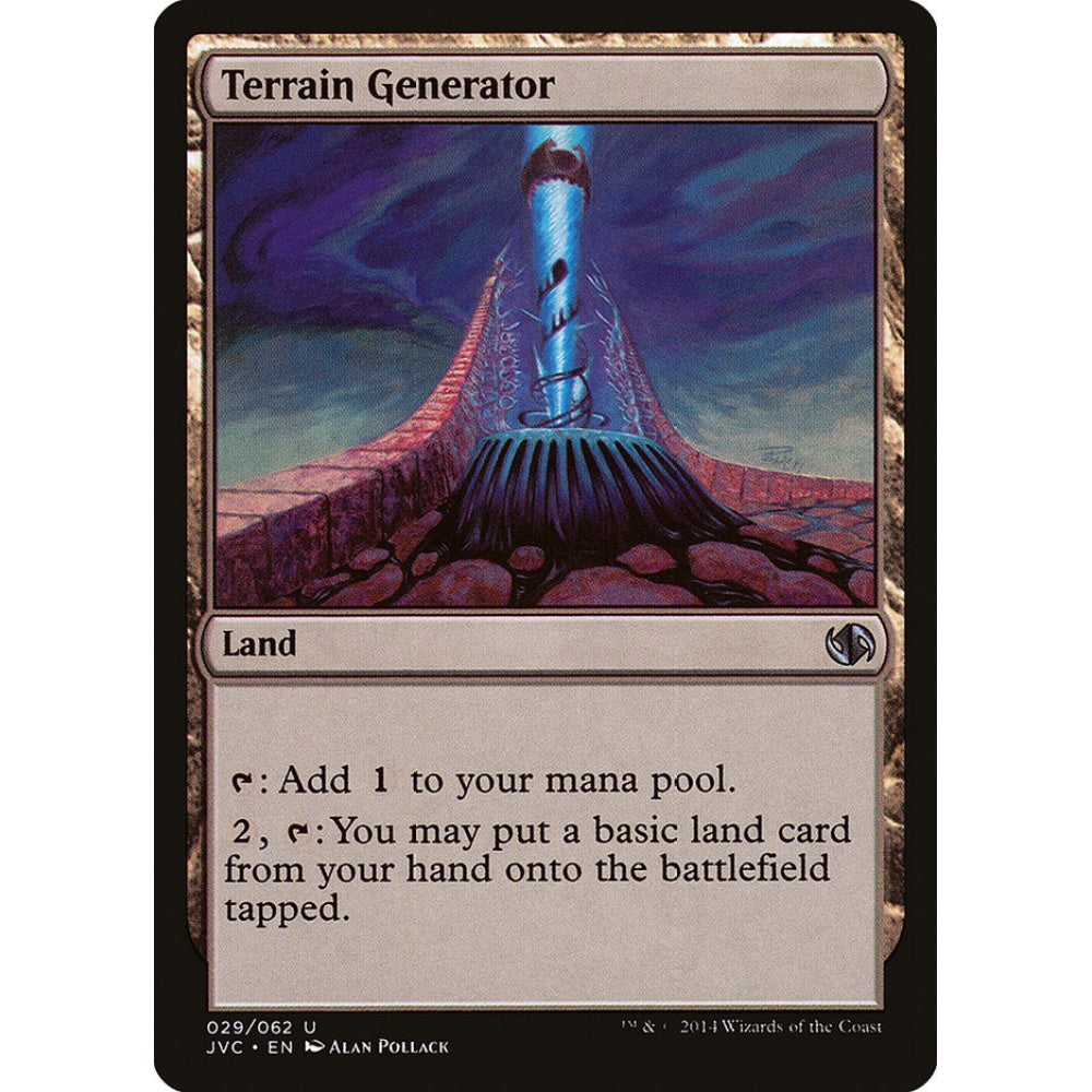 Terrain Generator uncommon 29 Magic the Gathering Duel Decks Anthology: Jace vs. Chandra