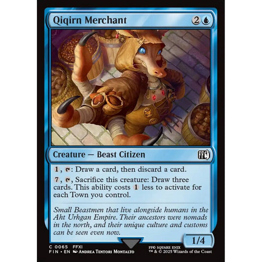 Qiqirn Merchant common 65 Magic the Gathering Final Fantasy
