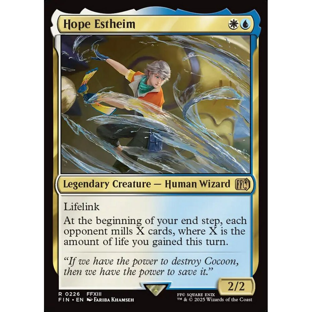 Hope Estheim rare 226 Magic the Gathering Final Fantasy
